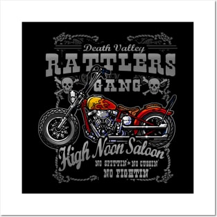 RATTLERS MOTORCYCLE GANG Posters and Art